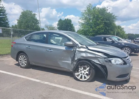 2014 Nissan Sentra Sv из США, поврежденный, VIN 3N1AB7AP0EY301080
